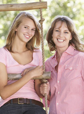 Mother and Daughter Smiling About SureSmile